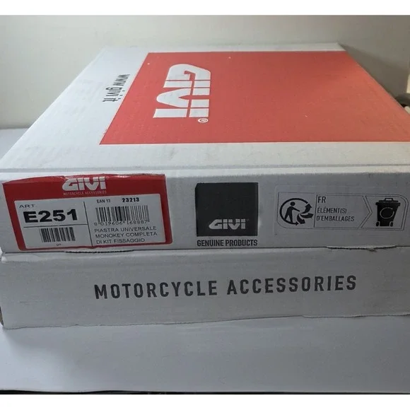 Givi Motorcycle Accessories E251 Monokey‎ Plate Universal Kit - Picture 2 of 5